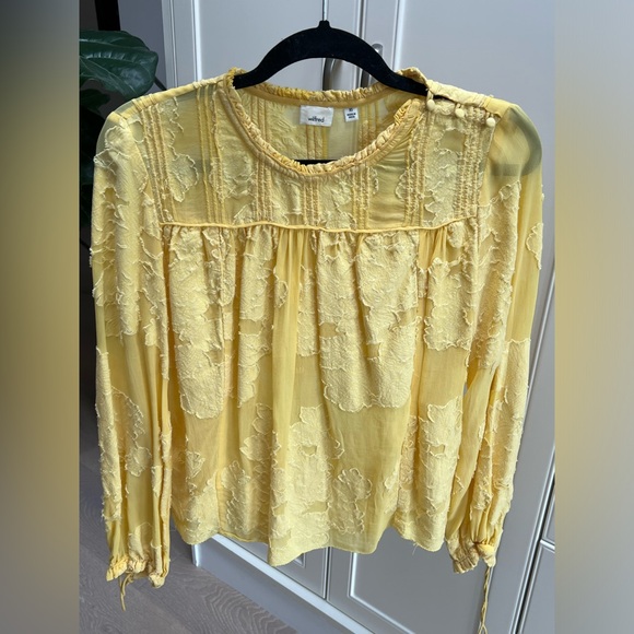 Yellow Floral Wilfred Blouse size XS - Picture 1 of 3